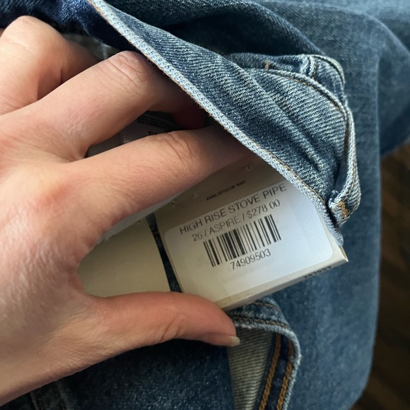 Agolde High Rise Stovepipe Jeans - Picture 3 of 4